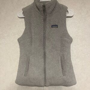 Patagonia Gray Fleece-Lined Vest